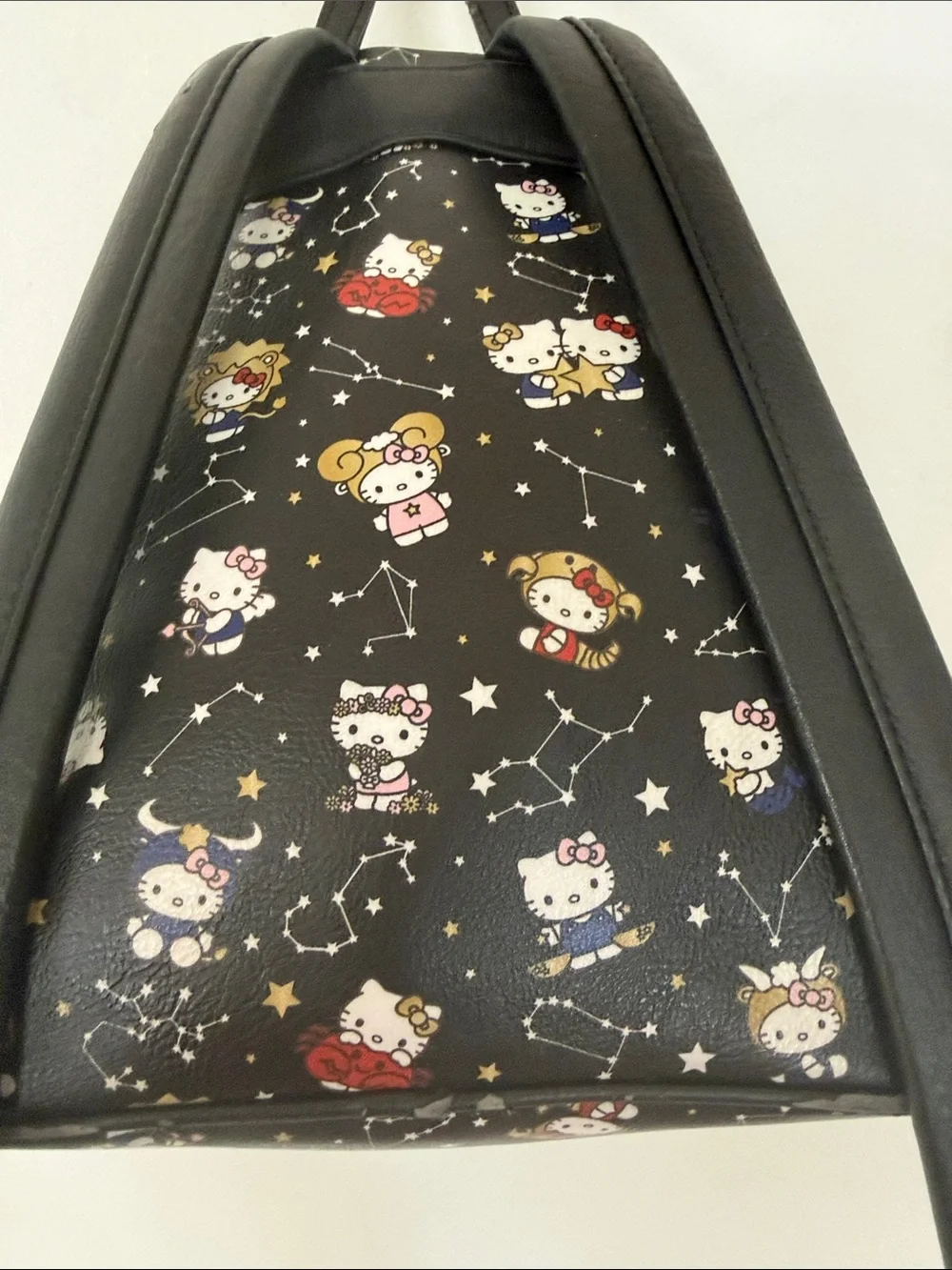 Loungefly Black Hello Kitty Celestial zodiac Mini Backpack